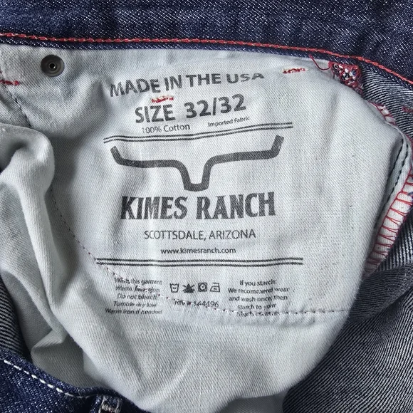 Kimes Ranch James Mid Low Rise Straight Bootcut Jeans Mens 32X32 - Picture 6 of 12